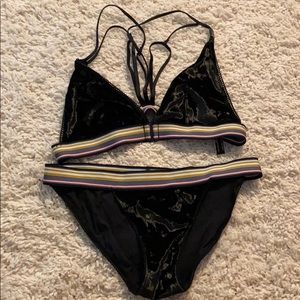 NWT velvet Victoria secret set